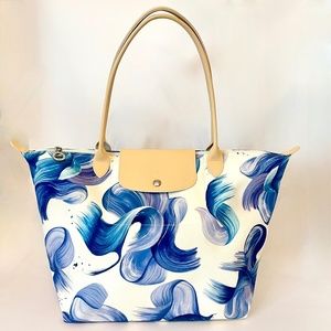 NEW Longchamp Le Pliage Splash Large Tote Canvas Made in France